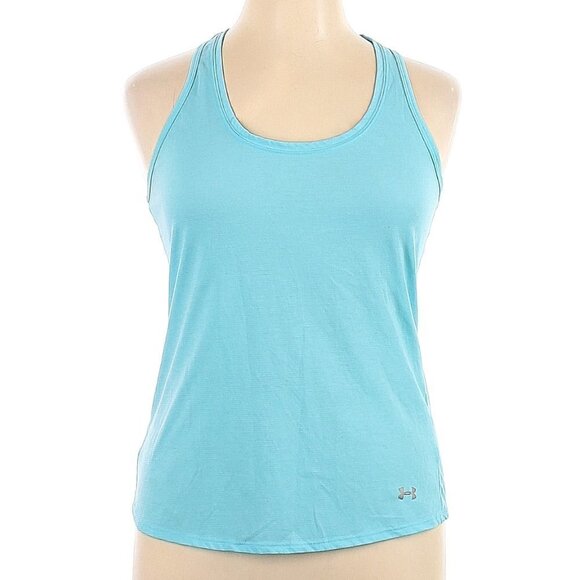 Under Armour Run Racerback Tank Top Light Blue - Picture 1 of 10